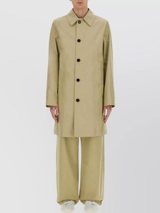 Burberry cotton trench coat back vent