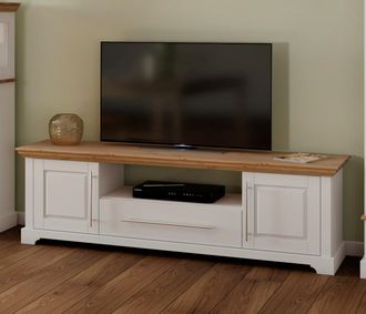 HOME AFFAIRE TV-Board »Meliss« Lowboard, 2-türig, Breite 171 cm, Kiefer massiv, FSC