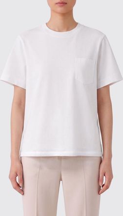 sacai T-shirts in cotone con pannello plissettato Sacai