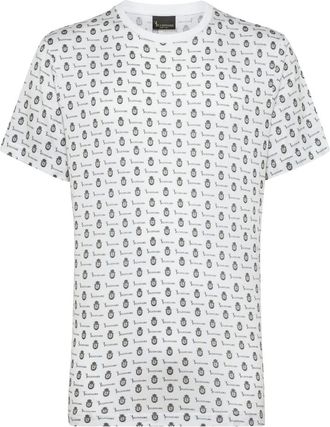 Billionaire Boys Club T-shirt Ronde Hals SS Crest - Heren - T-shirts - Wit - S - Katoen - Tops