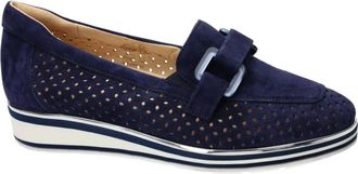 Softwaves Ventura Loafers - Dames - Sleehakken - Blauw - 41 EU - Leer - Schoenen