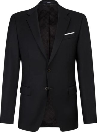 Joop Klassieke Wol Zakenjas - Heren - Business blazers - Zwart - L - Wol - Kostuums