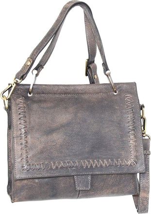 Nino Bossi Cleopatra Aviator Leather Satchel
