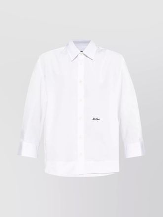 Dsquared2 shirt with embroidered logo and pocket