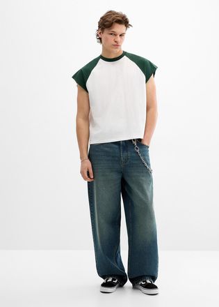 Djab Mens Vintage blue 5-pocket jean Camden fit - Baggy