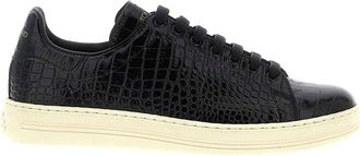 Tom Ford Crocodile Print Sneakers