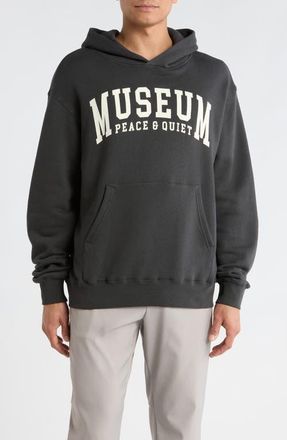Museum of Peace and Quiet UMPQ Cotton Hoodie in Black at Nordstrom, Size Xx-Large