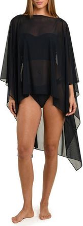 Sunshine 79 Maximal Mesh Cover-Up Top in Black at Nordstrom, Size X-Large