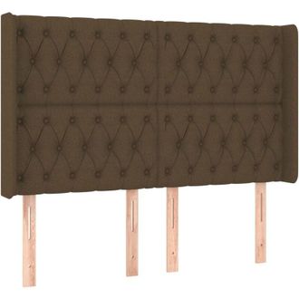 vidaXL Cabecero Con Orejas De Tela Gris Claro 147x16x118/128 Cm Vidaxl