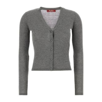Max Mara Dames, Truien, Grijs, Maat: M Zijde