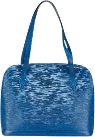 Louis Vuitton Pre-owned Shoulder Bags, female, Blue, Size: ONE SIZE Pre-owned Shoulder Bag