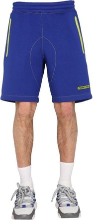 Moschino Elastic Waist Shorts With Neon Accents