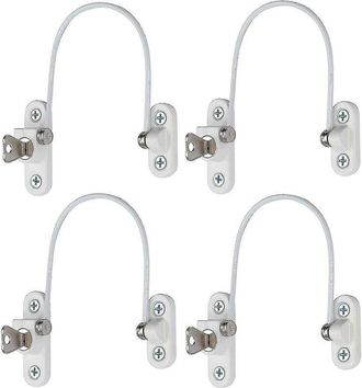 OEM Juego De 4 Cerraduras De Seguridad Para Ventanas Y Puertas Con Llave