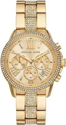 Michael Kors Orologio Brynn Pav&eacute; - - Accessories - Donna - Giallo - ONE SIZE