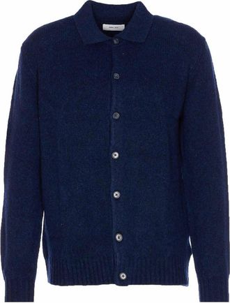Nn.07 Blue Lee Polo Cardigan
