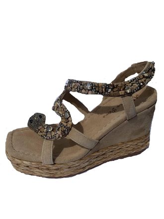 Alma En Pena Womens Zafiro Wedge Sandals