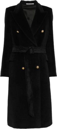 Tagliatore Dames, Mantels, Zwart, Maat: S Wol