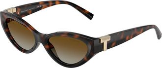 Tiffany & Co. TF4225U Polarized 8015T5 Womens Sunglasses Tortoiseshell Size 54