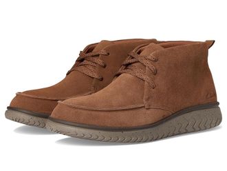Clarks Relaxlite Moc Mens Boots Cola Suede : 11.5 D - Medium