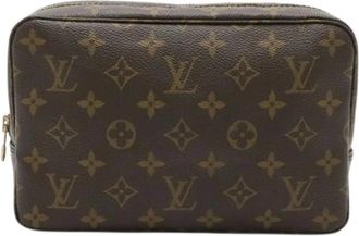 Louis Vuitton Pre-owned Monogram Pouch - Dames - Vintage Clutch - Bruin - ONE Size - Vintage