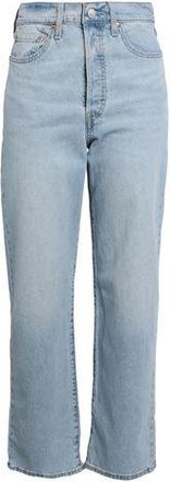 Levi's RIBCAGE STRAIGHT ANKLE LIGHT INDIGO - FLAT FINISH