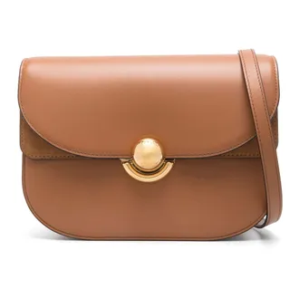 Furla Tassen, Dames, Bruin, ONE Size, Leer, Sfera S Crossbody Round
