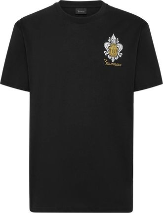 Billionaire Boys Club T-Shirt Ronde Hals Fleur-de-lis - Heren - T-shirts - Zwart - S - Katoen - Tops