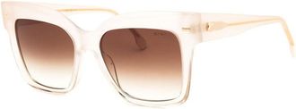 Carrera Sunglasses Square Full Rim, Ivory Frame And Brown Gradient Lens Carrera3037/s0Szjha