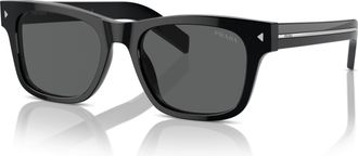 Prada Dark Grey Square Mens Sunglasses PR A17S 16K731 51