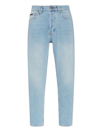 Philipp Plein Denim Trousers Carrot Fit Iconic Plein