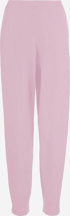 Allude Womens Wool And Cashmere Trousers Pink Virgin