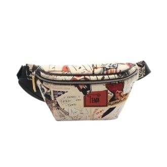 Fendi Pre-owned Belt Bags, unisex, Beige, Size: ONE SIZE Pre-owned Nylon fendi-bags