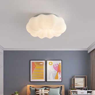 OEM 1 L&aacute;mpara De Techo Led Con Forma De Nube, 15w Con Temperatura De Color Ajustable De 4000k, Dise&ntilde;o Moderno De Nube Blanca, Ideal Para Sala De Estar, Co