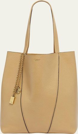 Chloé Spin Medium Tote Bag in Leather