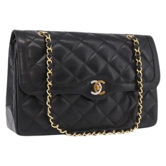Chanel Pre-owned Vintage Hand Bag - Dames - Vintage Schoudertas - Zwart - ONE Size - Leer - Vintage