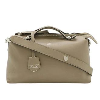 Fendi Pre-owned Cross Body Bags, female, Beige, Size: ONE SIZE Pre-owned By The Way Leather 2way Handbag