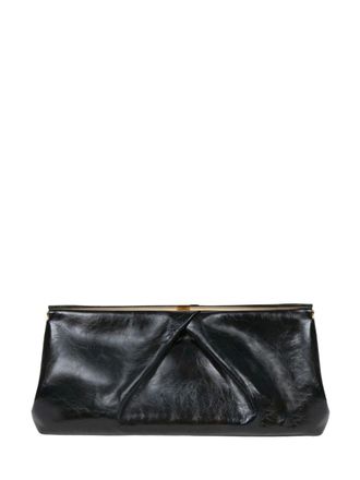 Dries Van Noten Large Leather Clutch Bag
