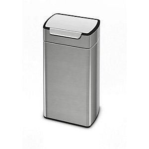 Simplehuman Colector De Residuos Touch Acero Inoxidable Mate Capacidad 30