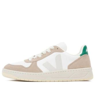 Veja Veja V-10 Chromfree Low-Top Sneakers White Beige Green VX0502961