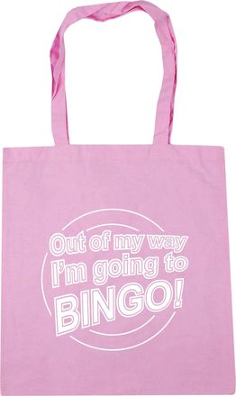 HippoWarehouse Out of my way Im going bingo Tote Shopping Gym Beach Bag 42cm x38cm, 10 litres