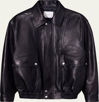 Dunst Unisex Oversized Vintage Leather Jacket