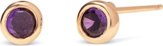 Brook & York Eliza August Birthstone Stud Earrings in Gold/feb at Nordstrom