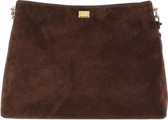 Dolce & Gabbana Vittoria suede leather big bag Woman One Size