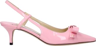Jimmy Choo London Pink Leather Stiletto Heel Womens Sandals