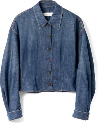 Lanvin Cotton Button Jackets with Long Sleeves