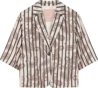 Gustav Stacie Blazer - Dames - Blazers - Beige - 2XL - Jassen