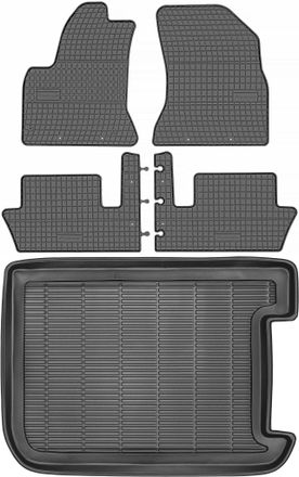 OEM Juego De Alfombrillas De Goma Para Citro&euml;n C4 Picasso Minivan (2006-2013) + Alfombrilla Para El Maletero
