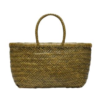 Dragon Diffusion Tote Bags, female, Green, Size: ONE SIZE Borsa a mano in pelle intrecciata