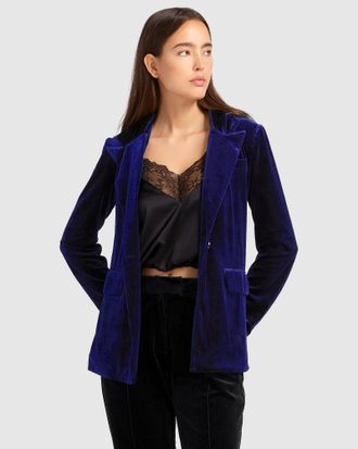 Belle & Bloom Eternity Velvet Blazer