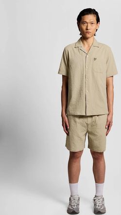 Lyle & Scott Lyle And Scott Mens Textured Resort Shorts - Tan - Size: 37/36/32